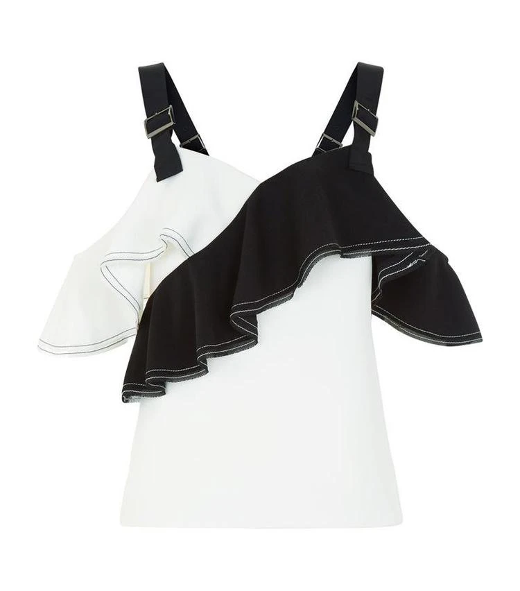 商品Self Portrait|Crepe Frill Top,价格¥2245,第1张图片