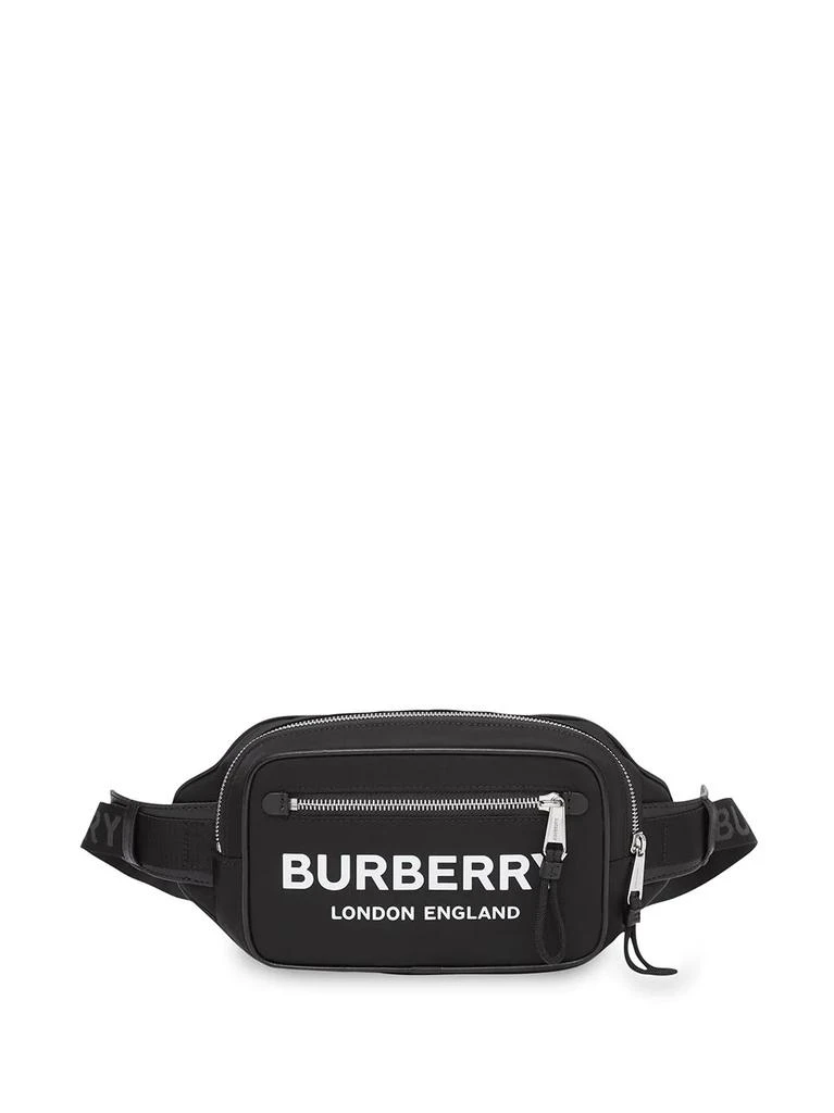 商品Burberry|BURBERRY logo-print ECONYL® belt bag,价格¥5772,第1张图片