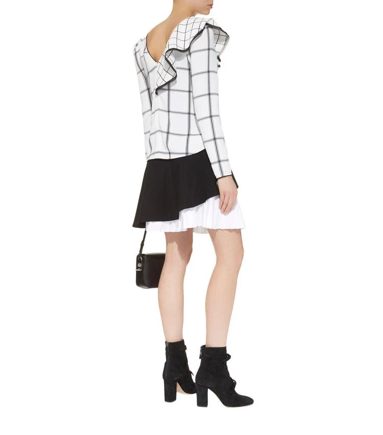 商品Self Portrait|Check Frill Top,价格¥2507,第3张图片详细描述