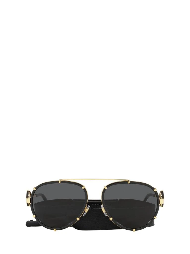 商品Versace|Versace Eyewear Aviator Frame Sunglasses,价格¥1821,第1张图片