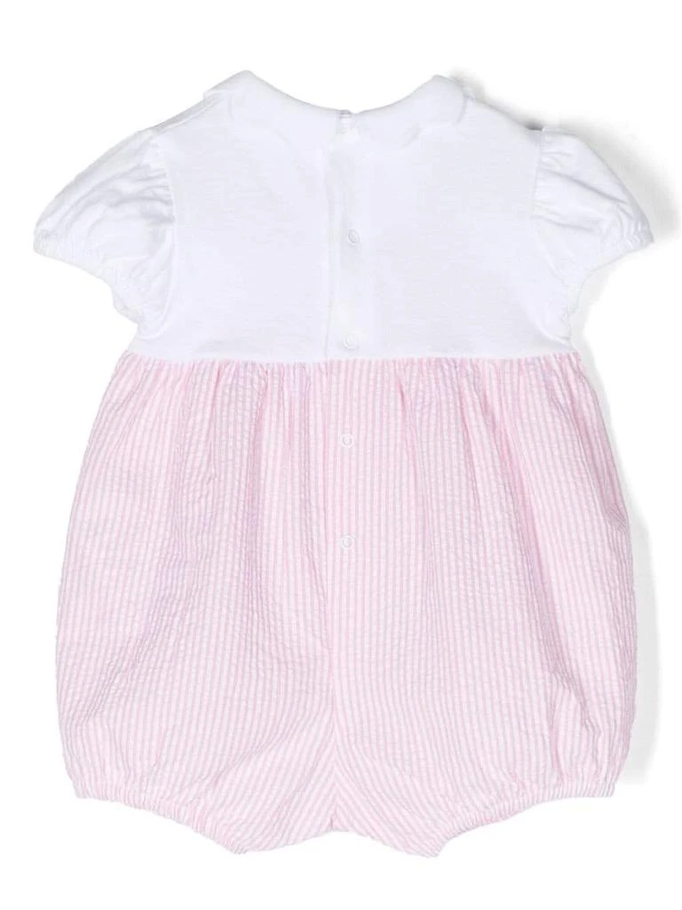 商品IL GUFO|Pink And White Seersucker Romper,价格¥952,第2张图片详细描述