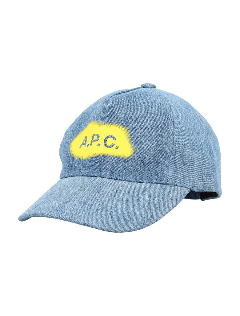 商品A.P.C.|A.P.C. Logo-Printed Baseball Cap,价格¥454,第1张图片