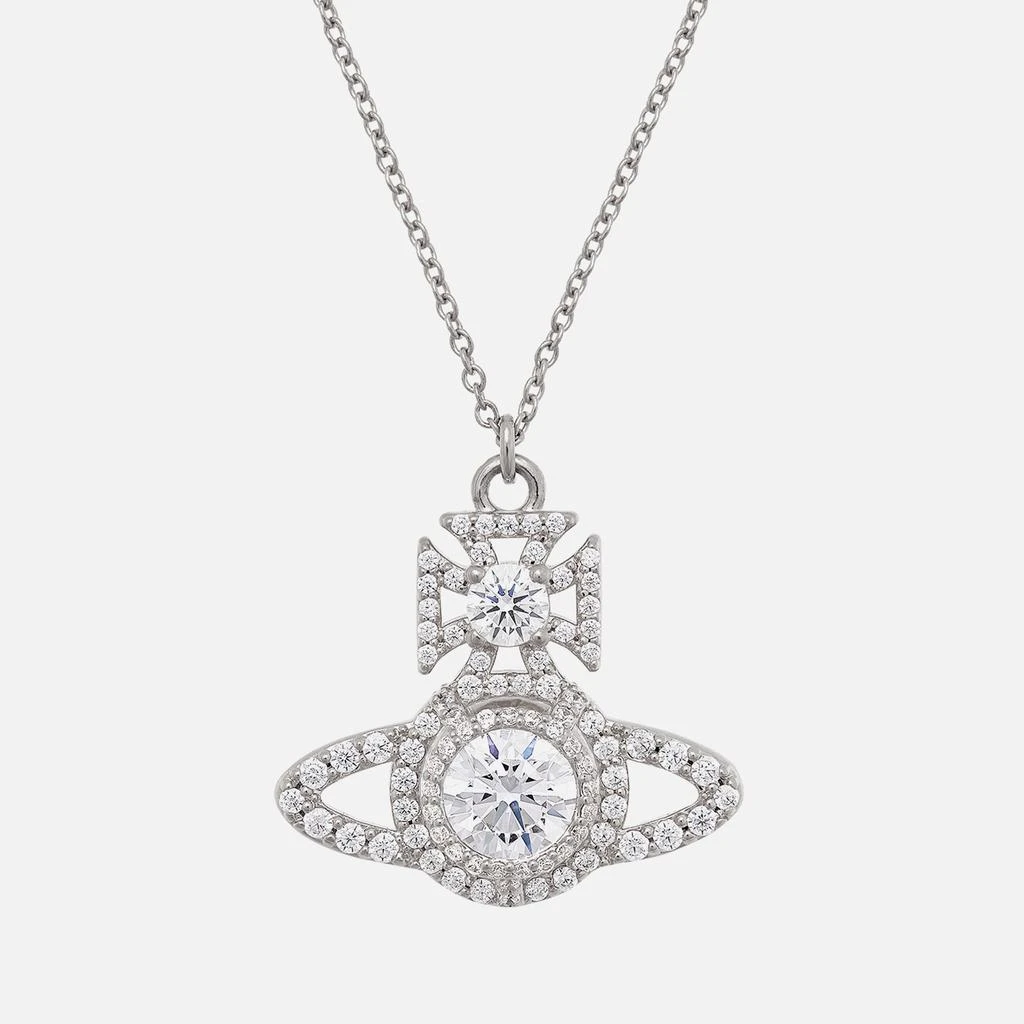 商品Vivienne Westwood|Vivienne Westwood Norabelle Silver-Tone Cubic Zirconia Necklace,价格¥1128,第1张图片