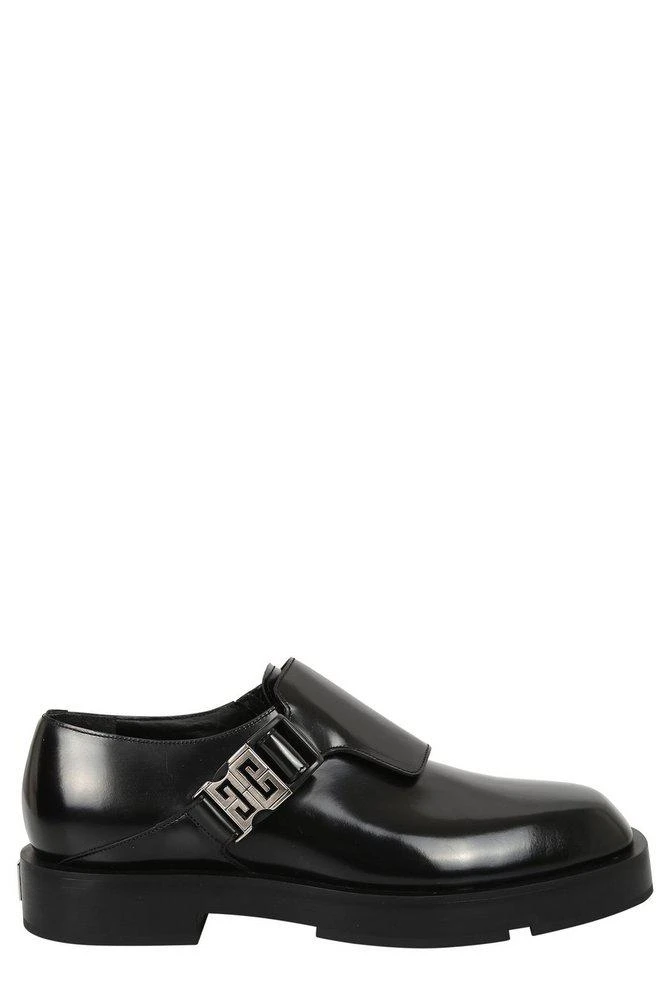 商品Givenchy|Givenchy Logo Plaque Squared Derby Shoes,价格¥3606,第1张图片