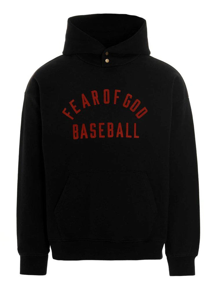 商品Fear of god|Fear of God Baseball Logo Printed Hoodie,价格¥2662,第1张图片