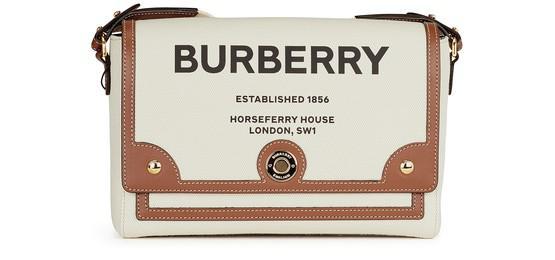 商品Burberry|Note 皮革挎包,价格¥9486,第1张图片