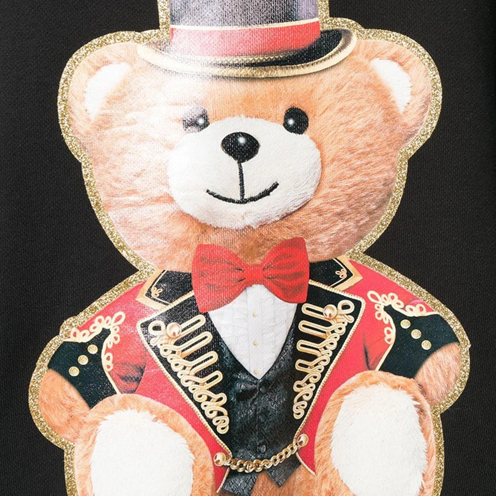 Moschino 莫斯奇诺 黑色女士卫衣式连衣裙 EV0453-0527-3555 商品