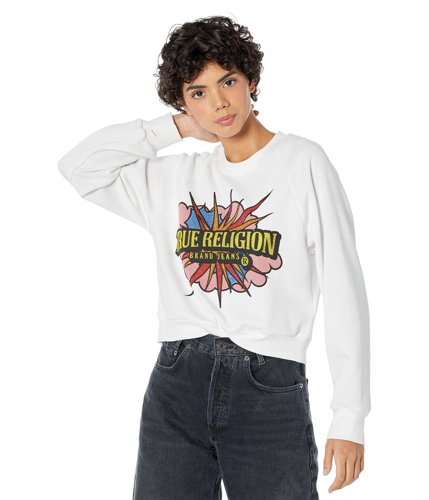 Pop Art Rhinestone Sweatshirt商品第1张图片规格展示