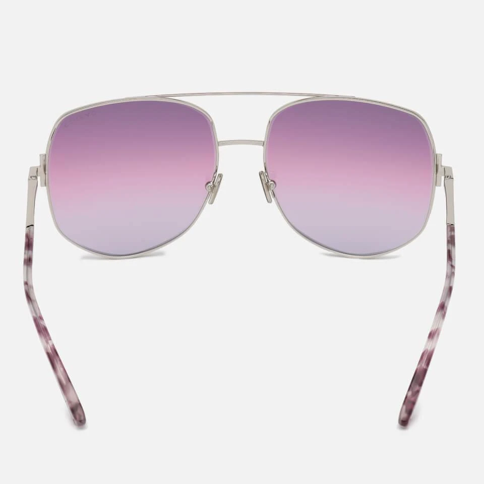 商品Tom Ford|Tom Ford Women's Lennox Pilot Style Sunglasses - Palladium/Violet,价格¥1499,第5张图片详细描述