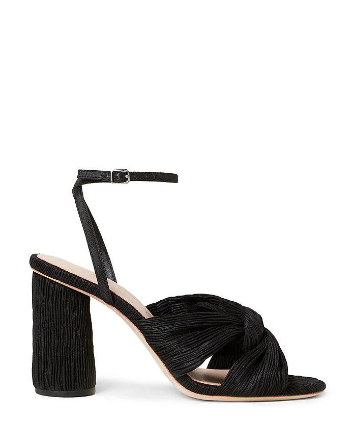 商品Loeffler Randall|Women's Pleated Twist Ankle Strap Sandals,价格¥1487,第3张图片详细描述