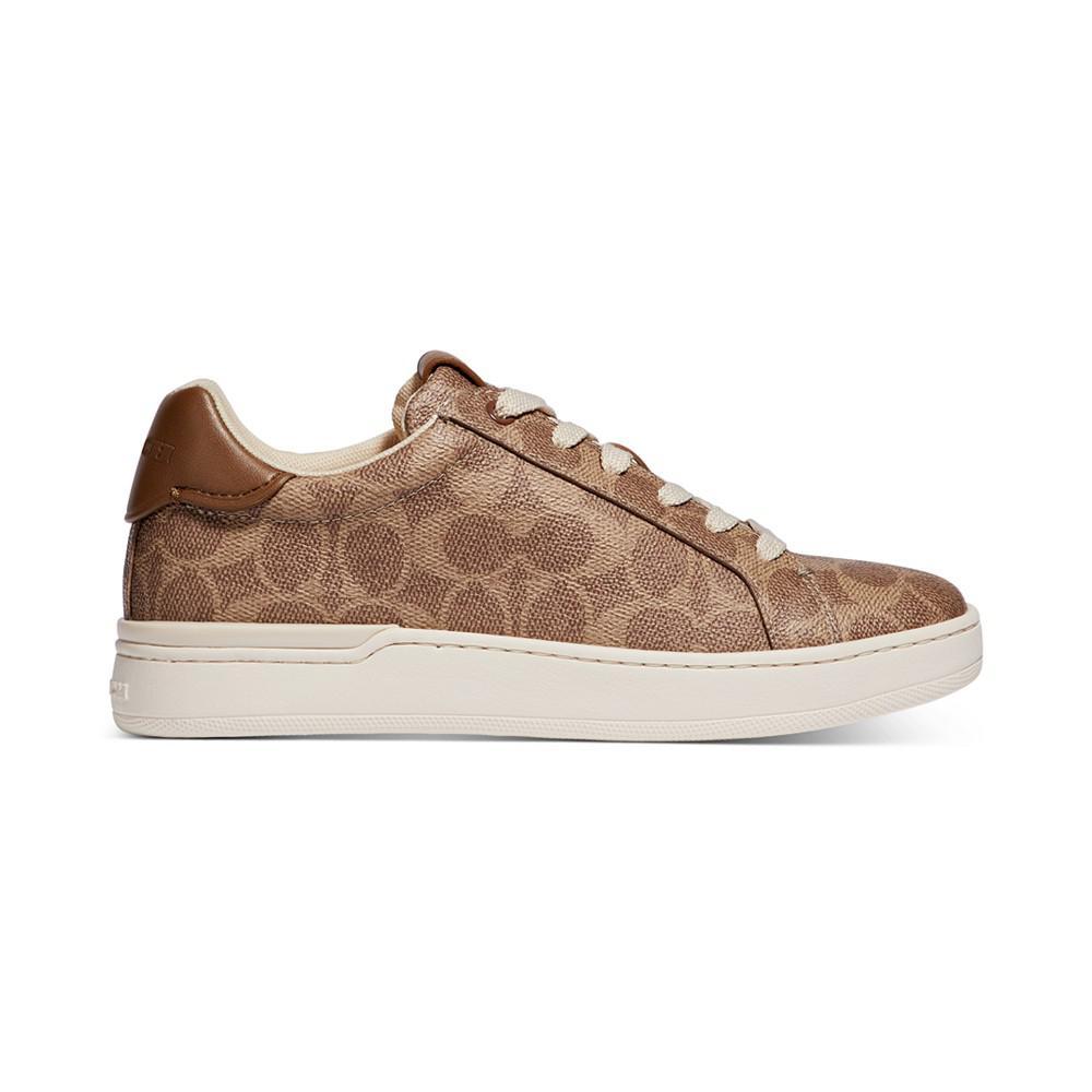 商品Coach|Women's Lowline Signature Lace-up Sneakers,价格¥1124,第2张图片详细描述