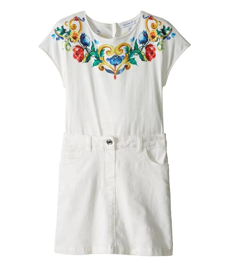 商品Dolce & Gabbana|大童Dolce & Gabbana Kids Escape Dress (Big Kids),价格¥1591,第1张图片