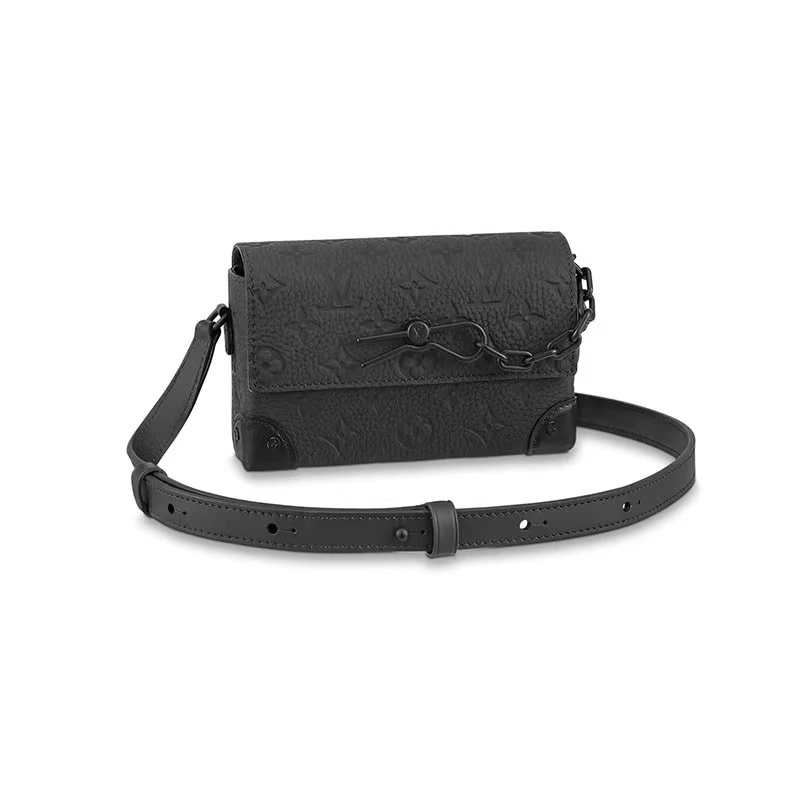 商品Louis Vuitton|Louis Vuitton/路易威登 STEAMER 迷你男士黑色盒子包 M81746 送男友礼物,价格¥25919,第1张图片