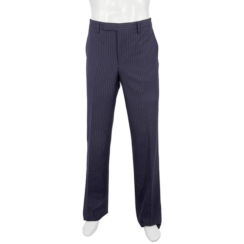 商品Burberry|Mens English Pinstripe Wool Wide-leg Trousers,价格¥933,第1张图片