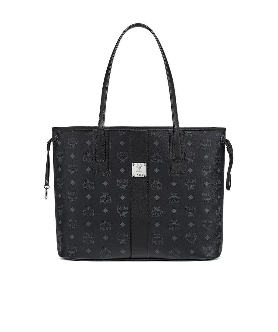 商品[国内直发] MCM|MCM女士Cubic Monogram Liz Visetos干邑色人造革手提包 MWPCSVI01,价格¥4574,第1张图片