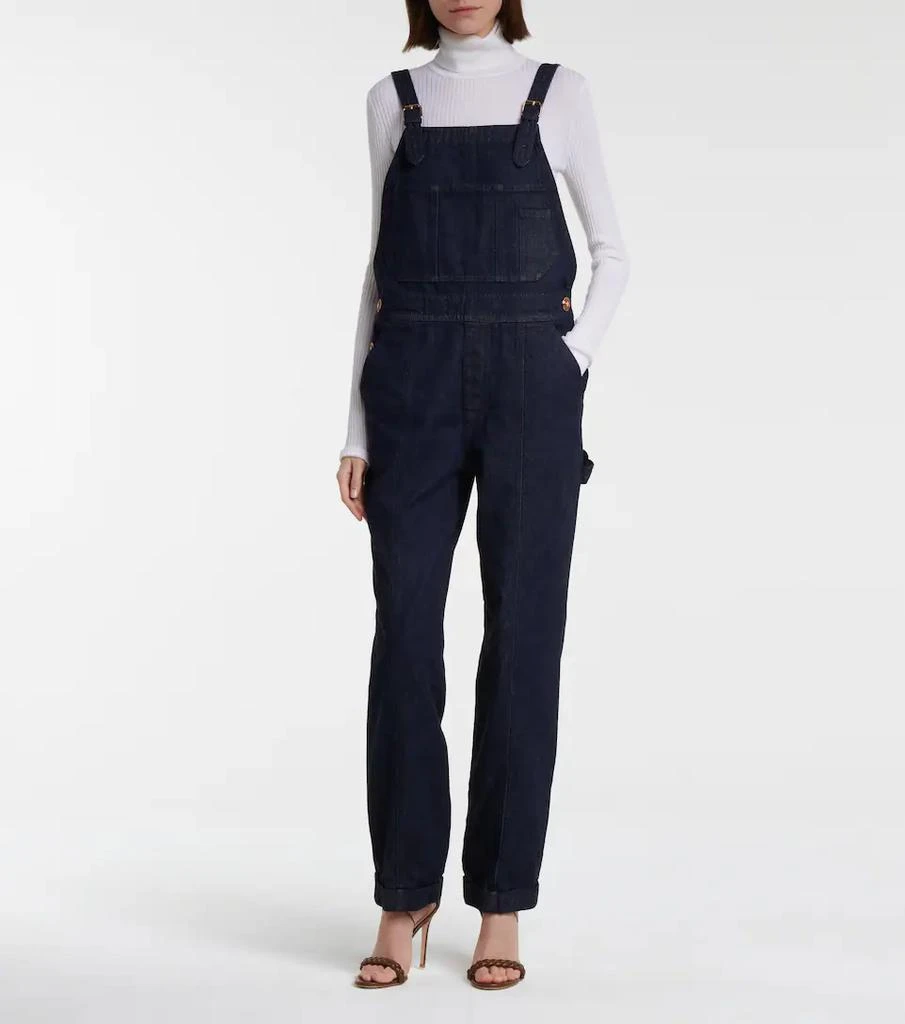 商品Gabriela Hearst|Hans denim overalls,价格¥7568,第2张图片详细描述