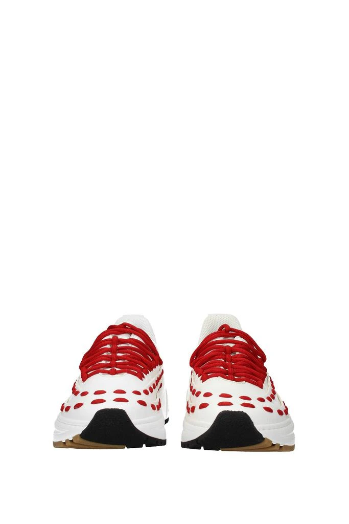 商品Bottega Veneta|Sneakers Leather White Red,价格¥3104,第3张图片详细描述