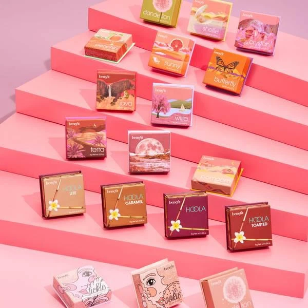 商品Benefit Cosmetics|benefit Shellie Medium Pink Blush Powder Mini 2.5g,价格¥161,第5张图片详细描述