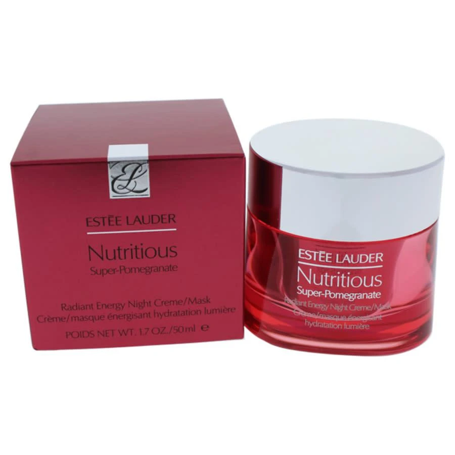 商品Estée Lauder|/ Nutritious Super-pomegrante Radiant Energy Nigh Cream / Mask 1.7 oz,价格¥526,第1张图片