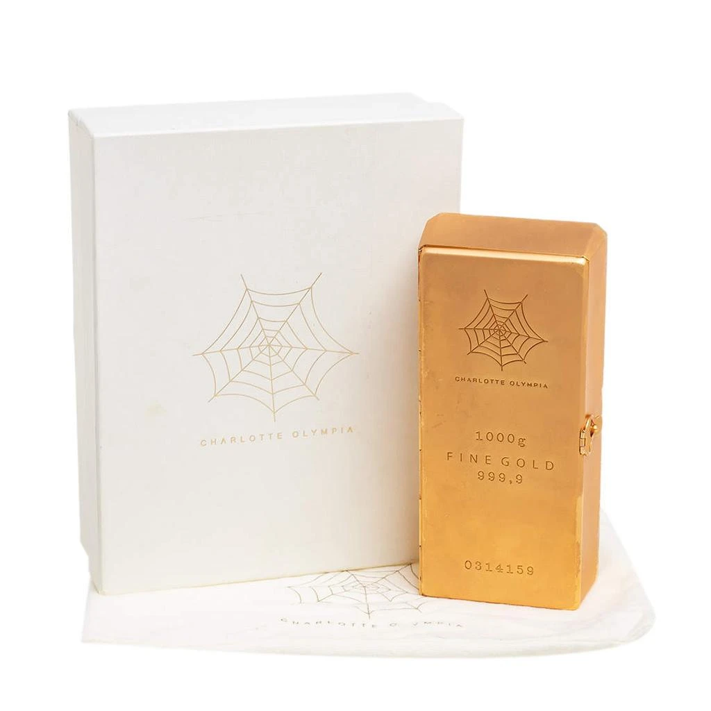 Charlotte Olympia Gold Metal Clutch 商品