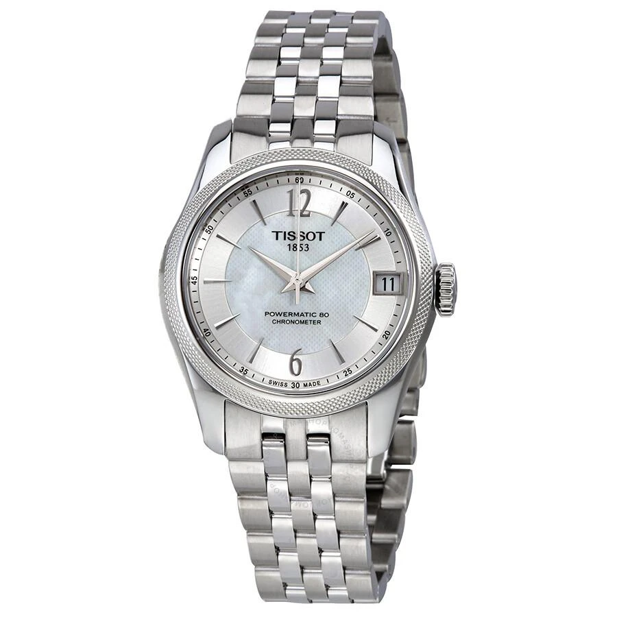 商品Tissot|天梭珍珠贝母女士机械手表 T108.208.11.117.00,价格¥2789,第1张图片