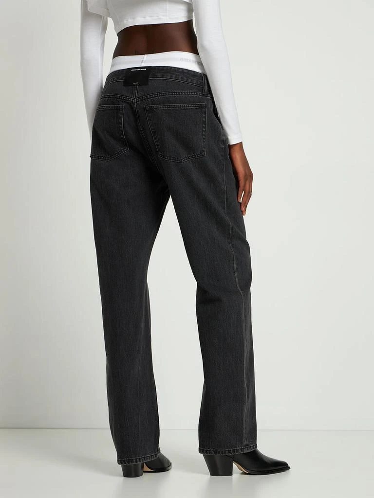 商品Alexander Wang|Low Rise Straight Jeans,价格¥2112,第2张图片详细描述