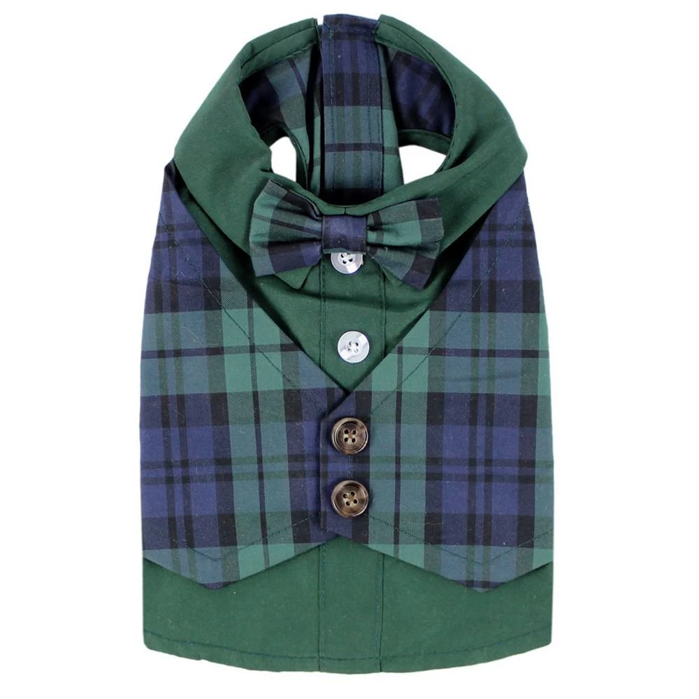 商品Parisian Pet|Scottish Plaid Dog Tuxedo,价格¥268,第4张图片详细描述