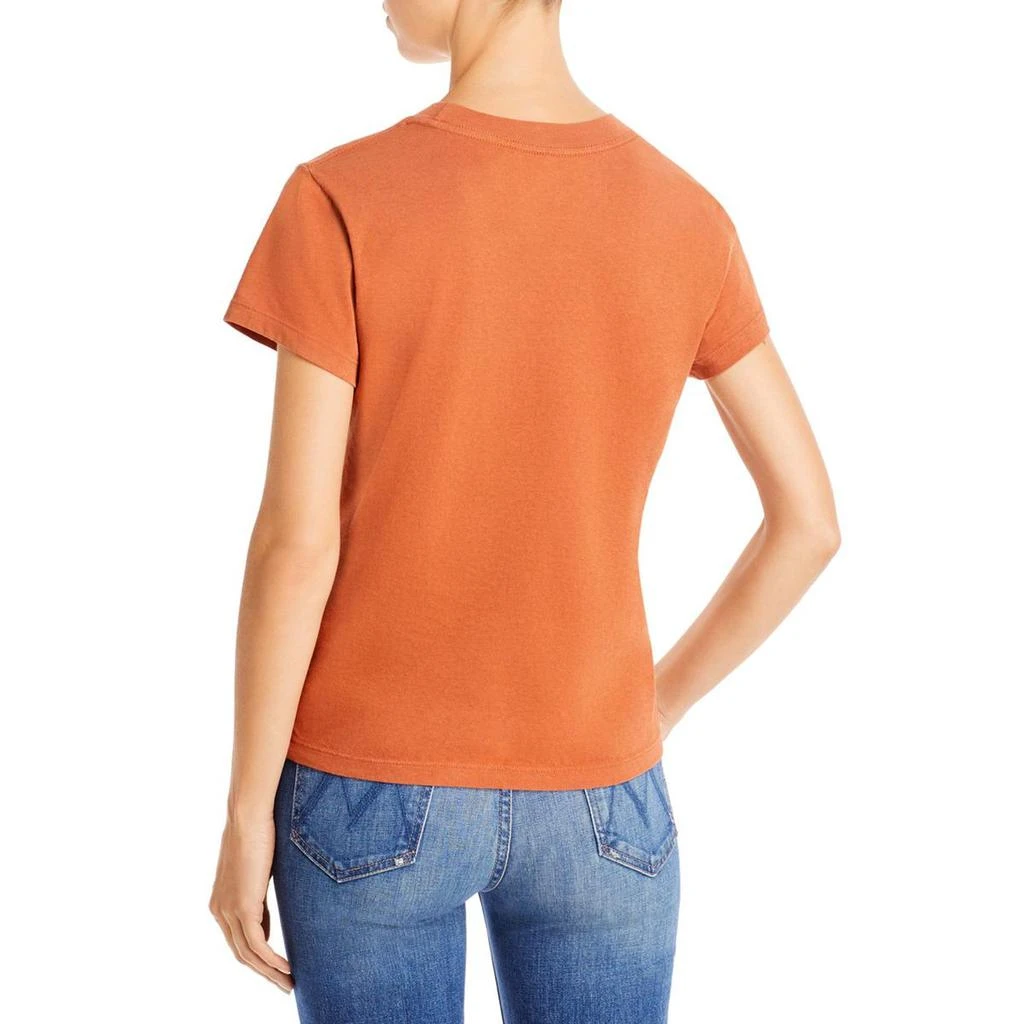 商品MOTHER|Mother Womens The Rise & Shine Cotton Crewneck T-Shirt,价格¥130,第2张图片详细描述