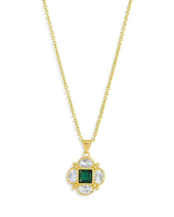 商品Sterling Forever|Hermia Pendant Necklace, 16",价格¥338,第1张图片详细描述