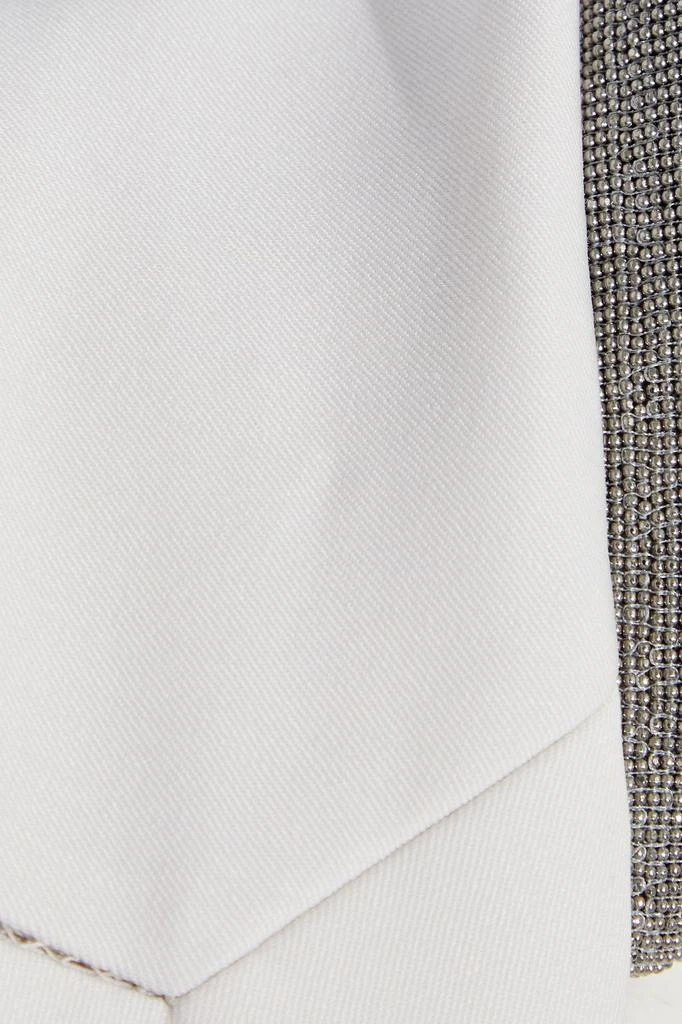 商品Brunello Cucinelli|Double-breasted bead-embellished wool-blend twill blazer,价格¥11124,第2张图片详细描述
