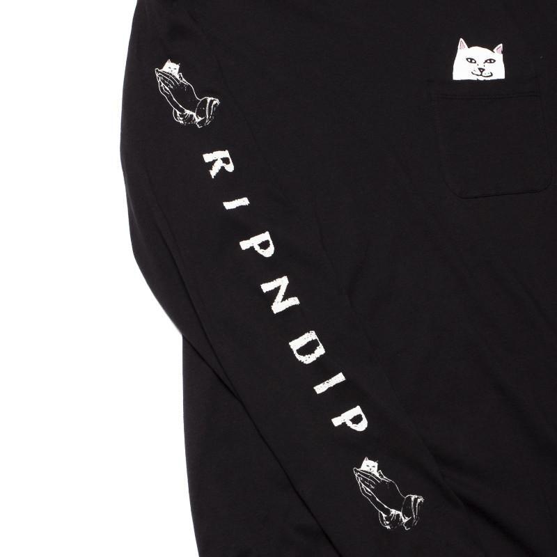 Lord Nermal Pocket L/S (Black)　T恤商品第3张图片规格展示