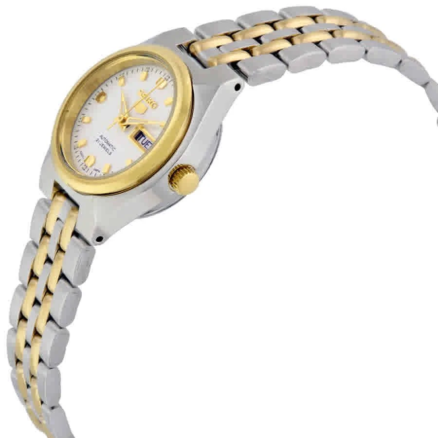 商品Seiko|Seiko 5 Automatic White Dial Two-tone Ladies Watch SYMK44,价格¥853,第2张图片详细描述