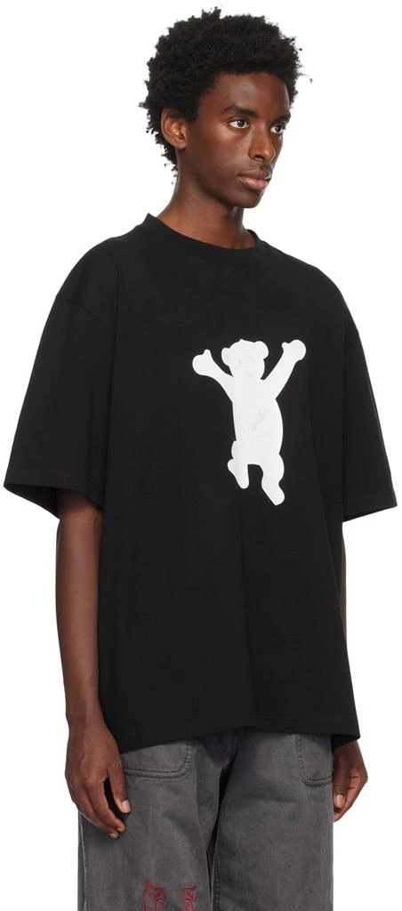 商品We11done|Black Printed T-Shirt,价格¥1068,第2张图片详细描述