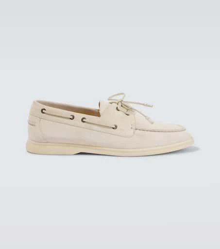 商品Loro Piana|Sea-Sail Walk suede boat shoes,价格¥8774,第1张图片