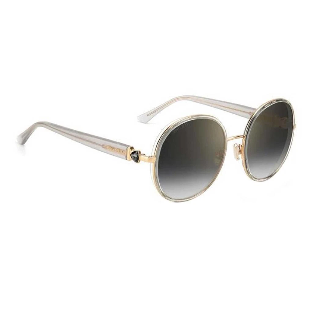 商品Jimmy Choo|Jimmy Choo Women's Sunglasses - Grey Gold Oval Metal Frame | PA/S 0FT3 FQ,价格¥577,第3张图片详细描述