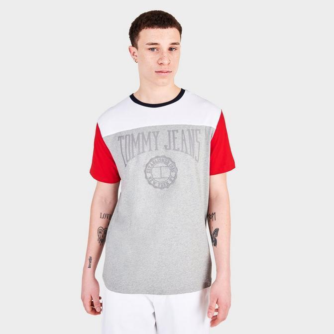 商品Tommy Hilfiger|Men's Tommy Jeans Titanium Graphic Print Short-Sleeve T-Shirt,价格¥218,第1张图片