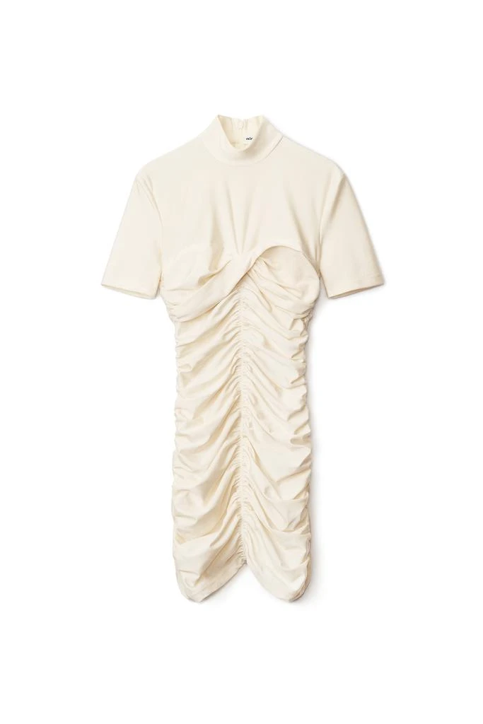 商品Alexander Wang|RUCHED MOCK NECK DRESS IN STRETCH JERSEY,价格¥1604,第1张图片