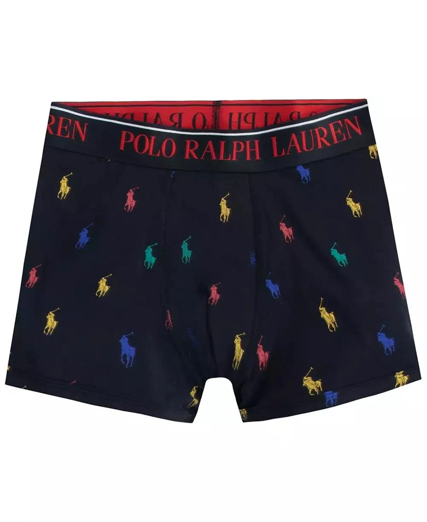 商品Ralph Lauren|Big Boys Cotton Stretch Boxer Briefs 3-Pack,价格¥180,第3张图片详细描述