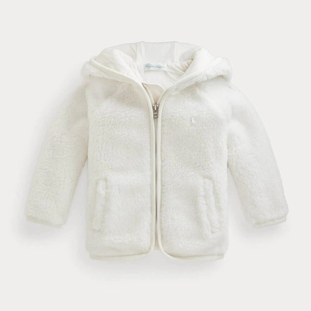 商品Ralph Lauren|Ralph Lauren Baby Bear Faux Shearing Jacket - Trophy Cream,价格¥396,第1张图片