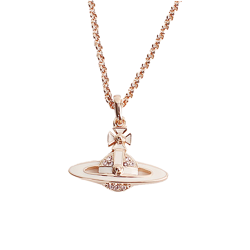 Vivienne Westwood | 【现货】西太后 女士金色/白色时尚项链6302039P-02G231-CN 833.13元 商品图片
