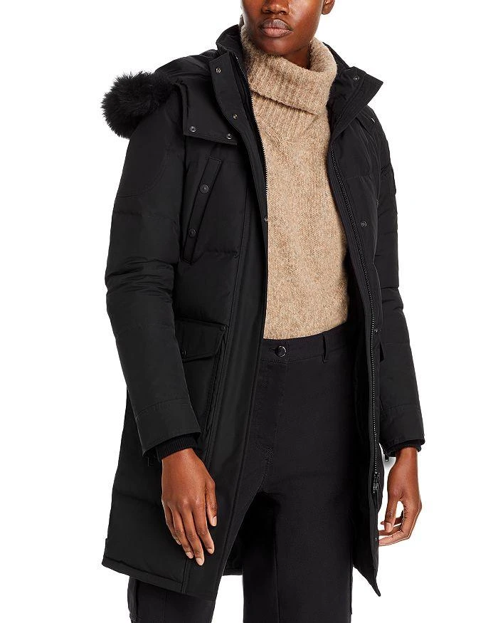 商品Moose Knuckles|Onyx Causapscal Shearling Trim Down Parka,价格¥11187,第1张图片详细描述