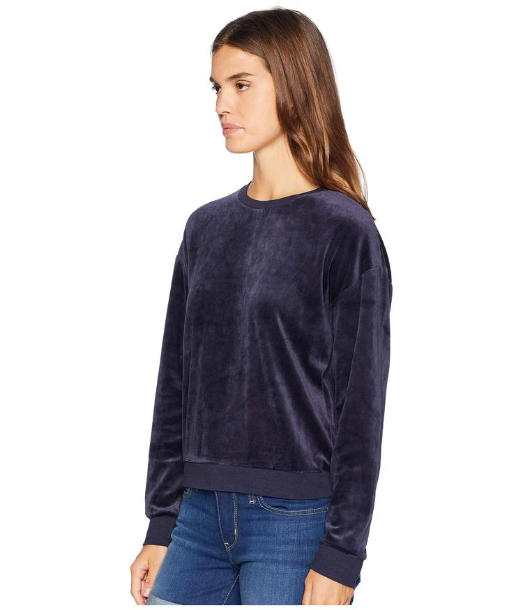 商品Juicy Couture|Track Lightweight Velour Paradise Cove Pullover,价格¥234,第2张图片详细描述