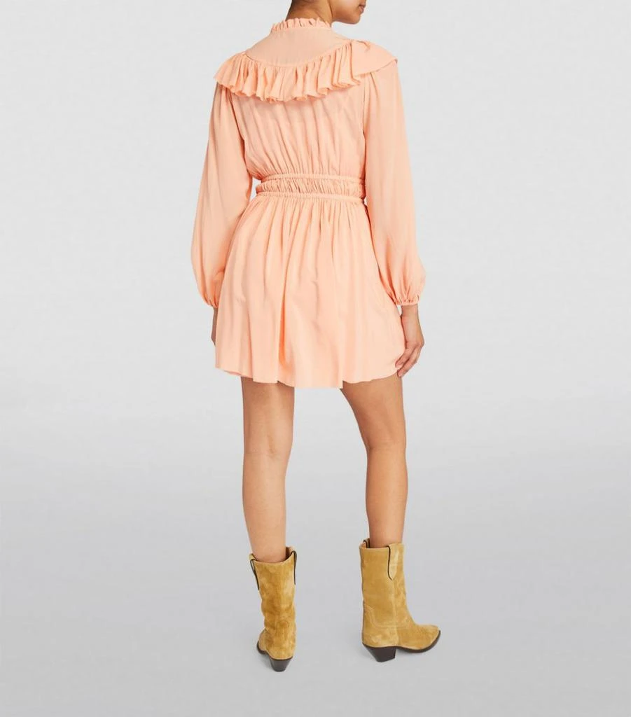 商品Maje|Ruffle-Detail Mini Dress,价格¥1251,第3张图片详细描述