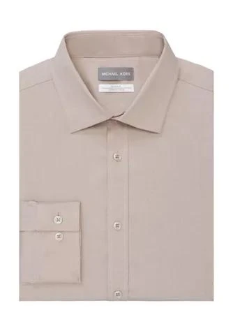 商品Michael Kors|Kors Slim Fit Airsoft Dress Shirt,价格¥641,第1张图片