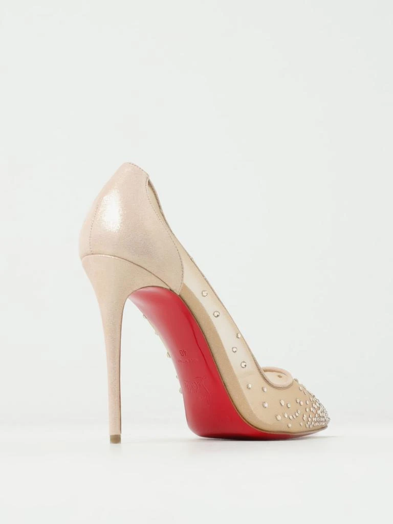 商品Christian Louboutin|Christian Louboutin Follies Strass pumps in mesh and suede with rhinestones,价格¥8624,第3张图片详细描述