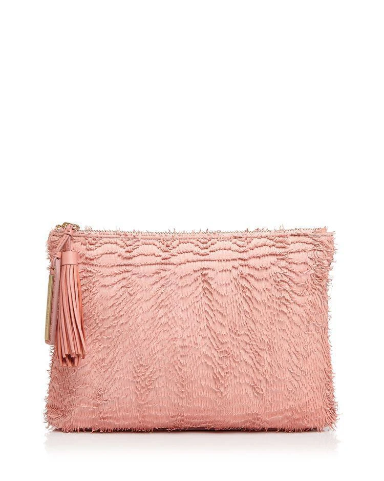 商品Loeffler Randall|Fringe Tassel Leather Pouch,价格¥657,第1张图片