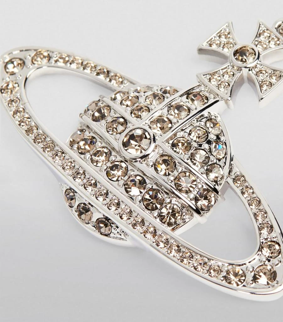 商品Vivienne Westwood|Crystal-Embellished Bas Relief Pendant Necklace,价格¥1378,第5张图片详细描述