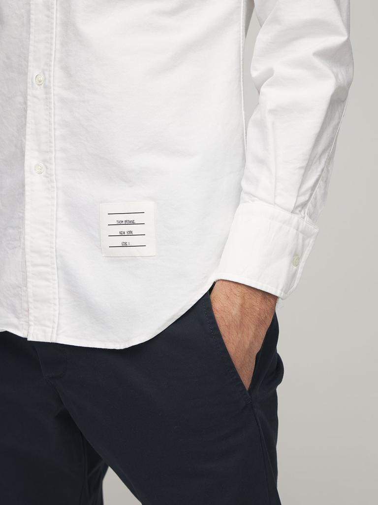 商品Thom Browne|Grosgrain Cotton Oxford Shirt,价格¥3131,第4张图片详细描述