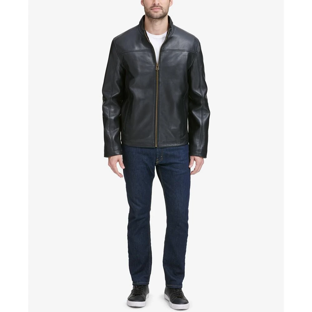 商品Cole Haan|Men's Smooth Leather Jacket, Created for Macy's,价格¥1798,第4张图片详细描述