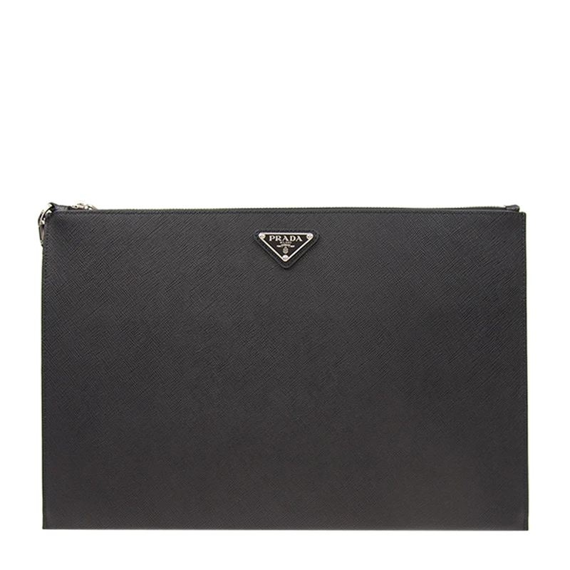 商品[国内直发] Prada|Prada 普拉达 男士黑色手拿包 2NH001-PN9-F0002,价格¥10254,第1张图片
